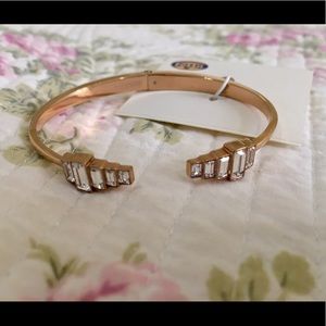 NWT Rose Gold Fossil Bracelet